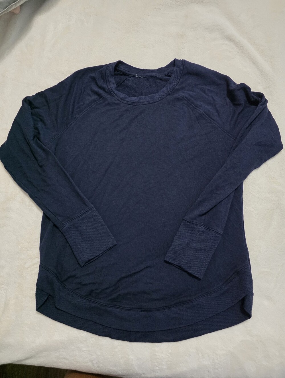 Athleta Mindset Sweatshirt Navy Blue Small